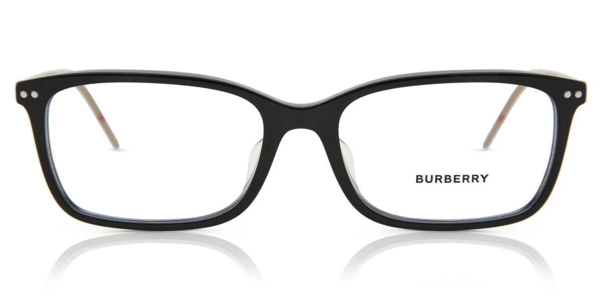 Image of Burberry BE2281D Asian Fit 3001 55 Svarta Glasögon (Endast Båge) Män SEK