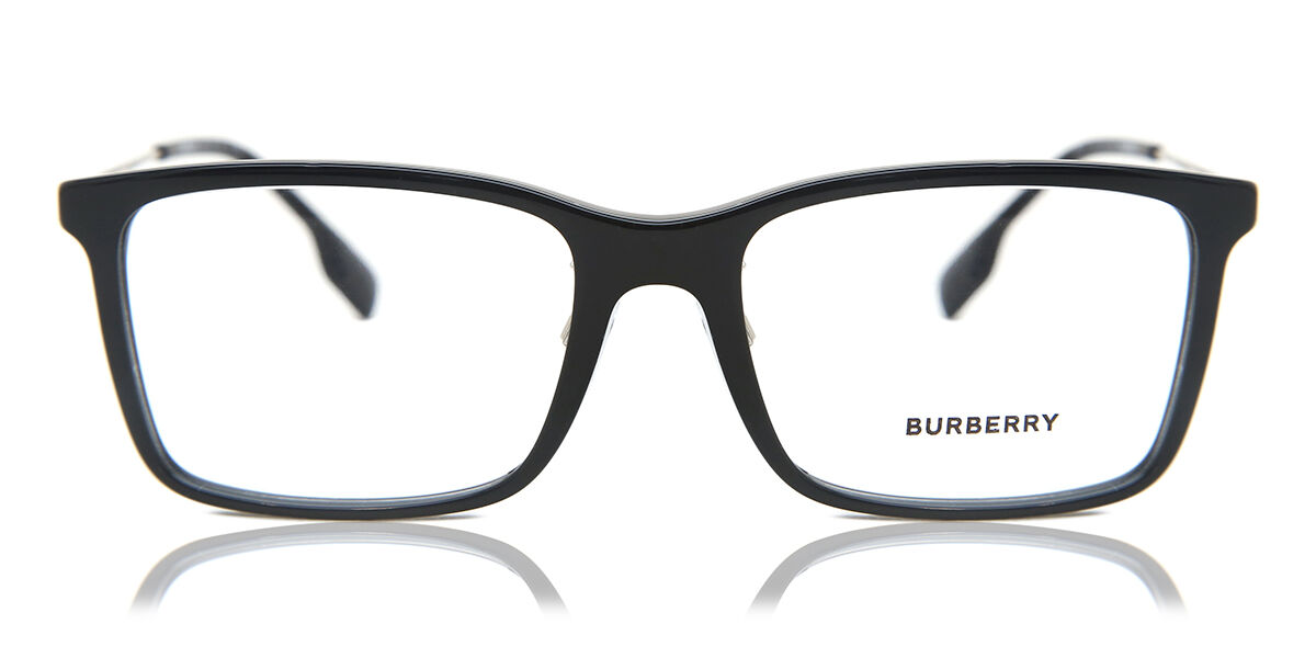 Image of Burberry BE2339F HARRINGTON Asian Fit 3001 55 Svarta Glasögon (Endast Båge) Män SEK