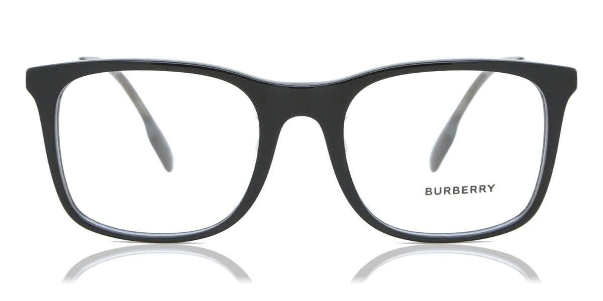 Image of Burberry BE2343F ELGIN Ajuste Asiático 3001 Gafas Recetadas para Hombre Negras ESP