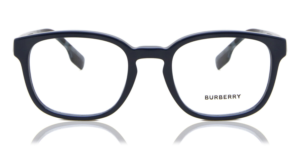 Image of Burberry BE2344 EDISON 4076 53 Lunettes De Vue Homme Bleues (Seulement Monture) FR