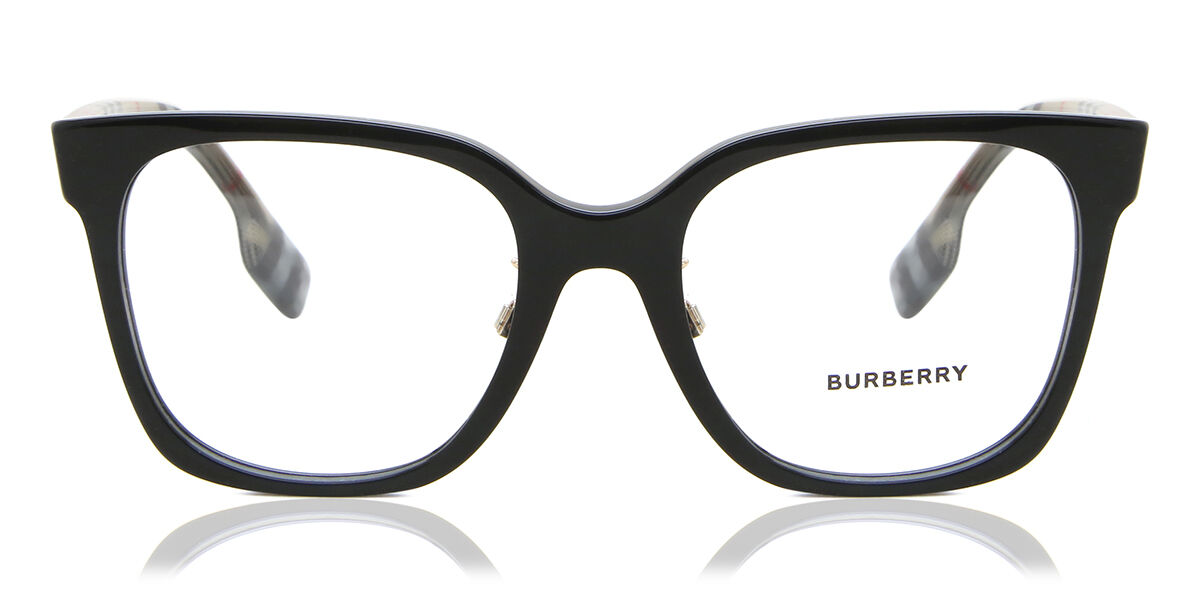 Image of Burberry BE2347F EVELYN Formato Asiático 3942 Óculos de Grau Pretos Feminino BRLPT