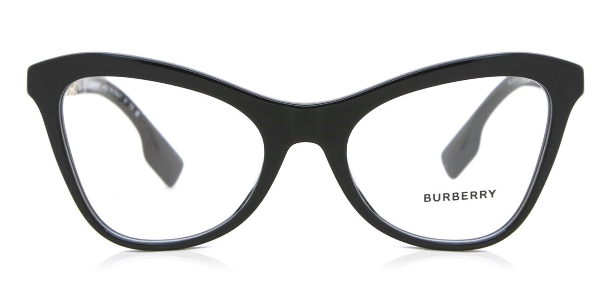 Image of Burberry BE2373U ANGELICA Formato Asiático 3001 Óculos de Grau Pretos Feminino BRLPT