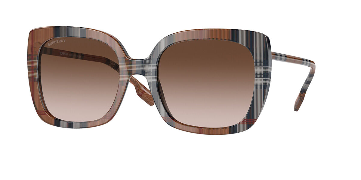 Image of Burberry BE4323 CAROLL 400513 54 Lunettes De Soleil Femme Marrons FR