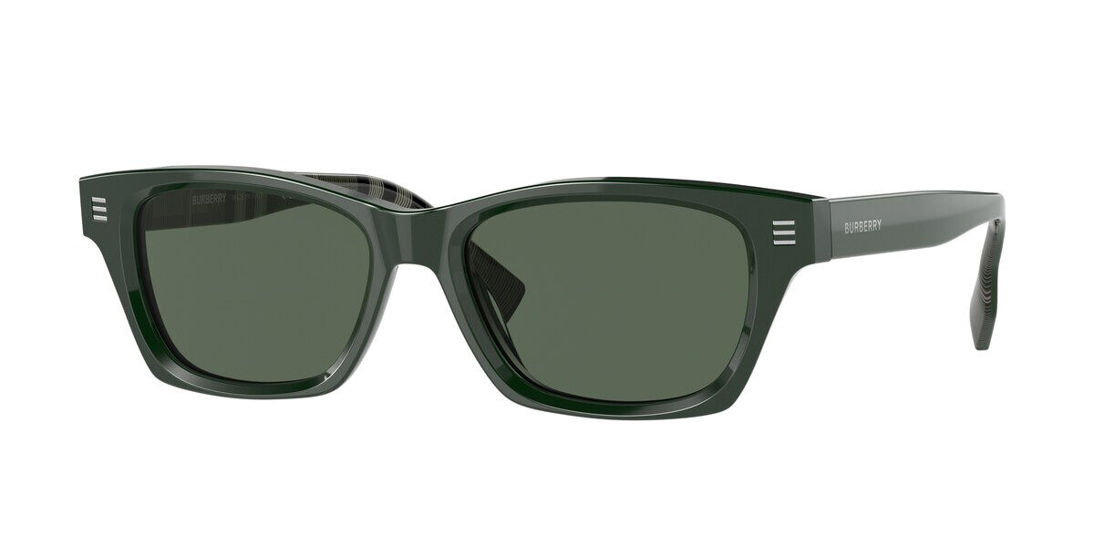 Image of Burberry BE4357F KENNEDY Asian Fit 398771 Óculos de Sol Verdes Masculino PRT