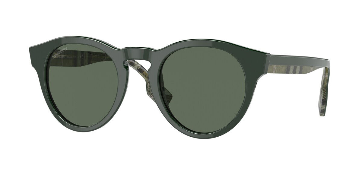 Image of Burberry BE4359F Asian Fit 399771 Óculos de Sol Verdes Masculino PRT