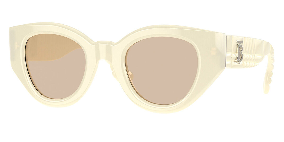 Image of Burberry BE4390F MEADOW Asian Fit 406793 47 Lunettes De Soleil Femme Blanches FR