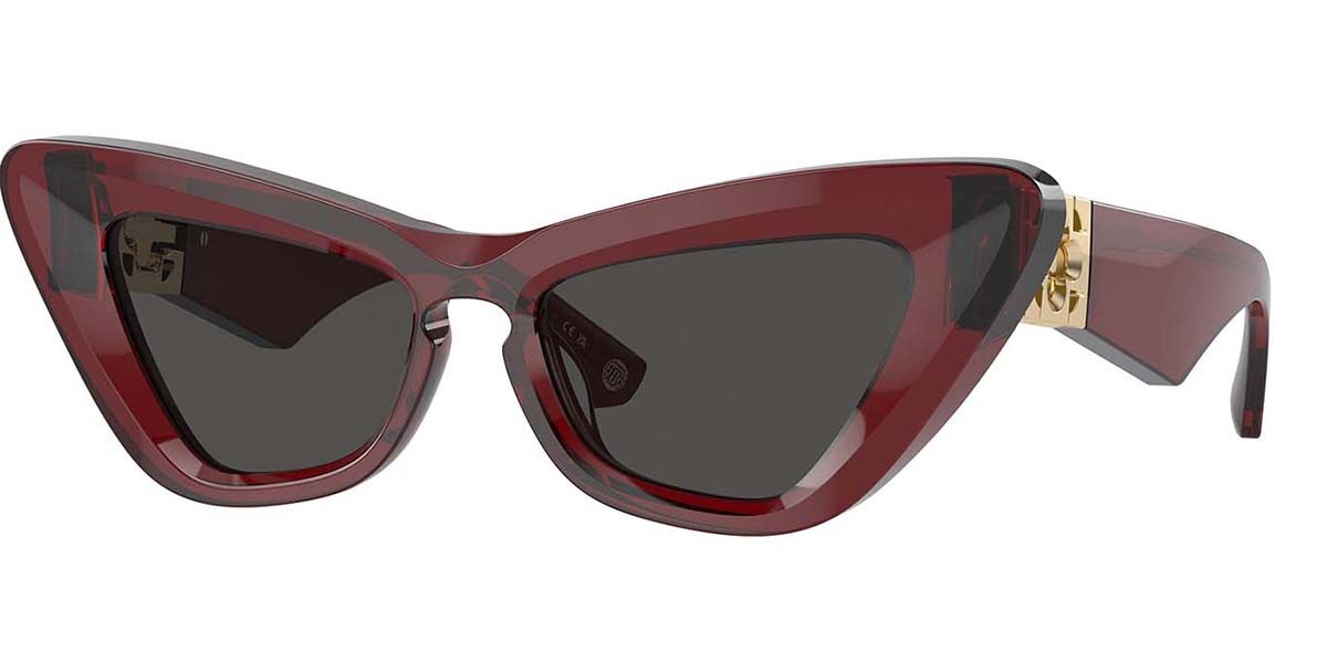 Image of Burberry BE4421U 412887 51 Lunettes De Soleil Femme Bordeaux FR