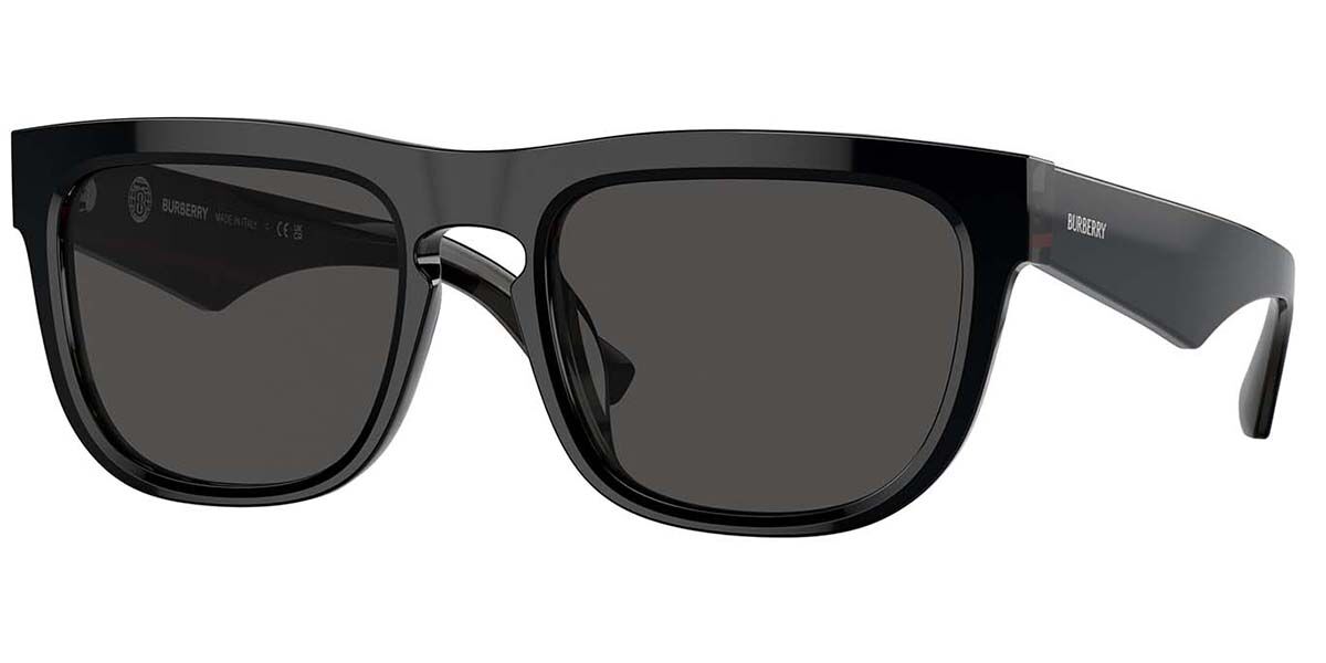 Image of Burberry BE4431U 412187 56 Lunettes De Soleil Homme Noires FR