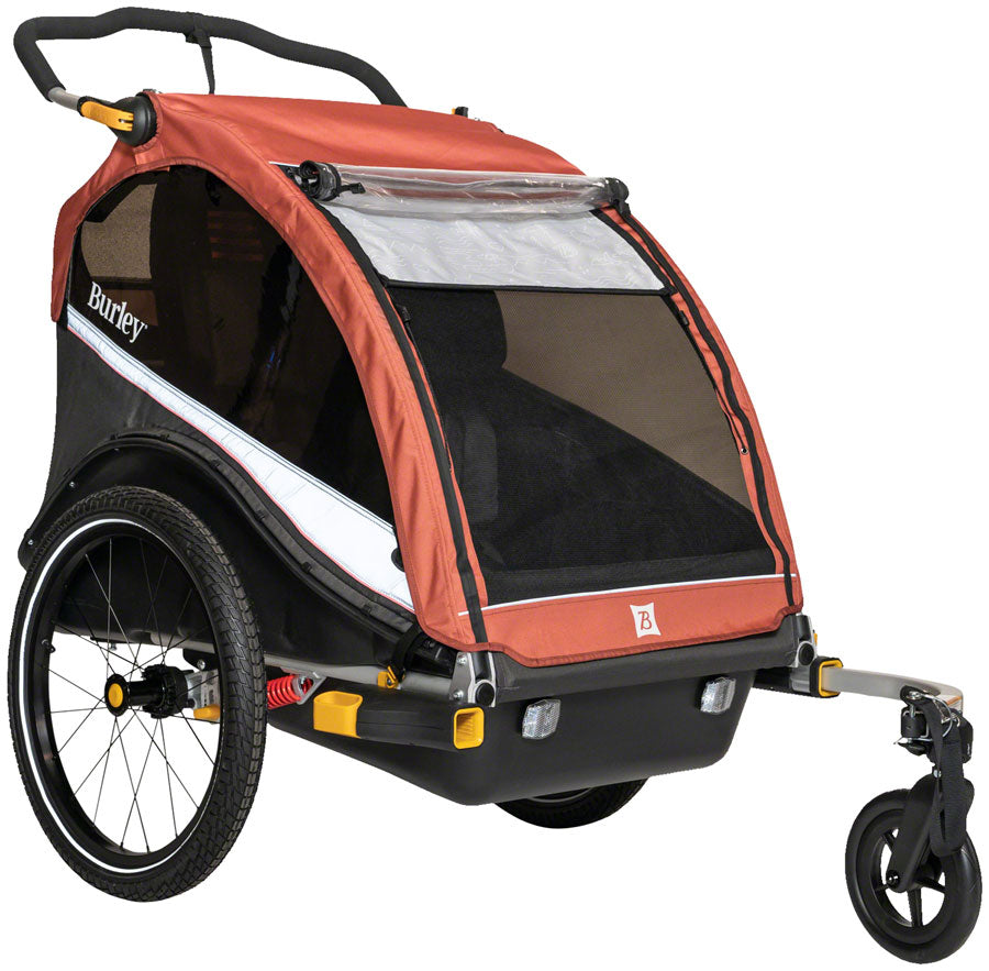 Image of Burley Cub X Child Trailer - Double Sandstone Red