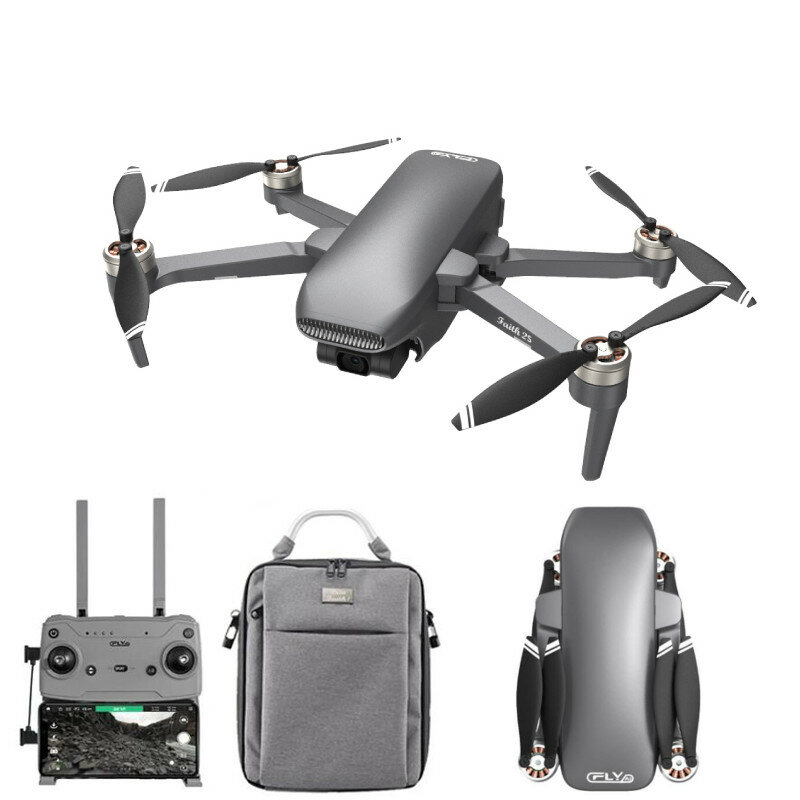 Image of C-Fly Faith 2S GPS 5G 5KM WiFi FPV with 4K HD Camera 3-Axis Gimbal 35mins Flight Time Brushless Foldable RC Drone Quadco
