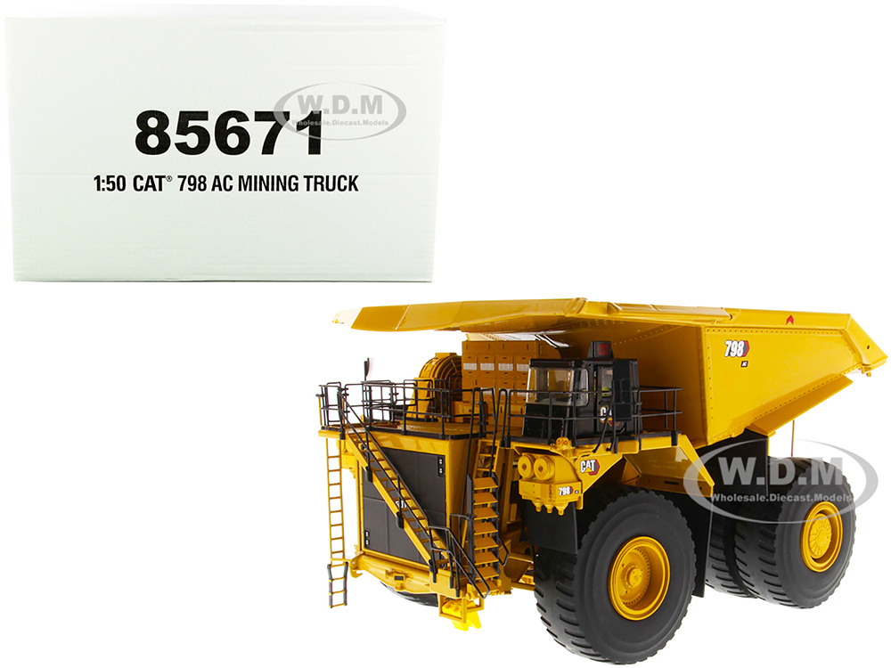 Image of CAT Caterpillar 798 AC Mining Truck "High Line Series" 1/50 Diecast Model by Diecast Masters
