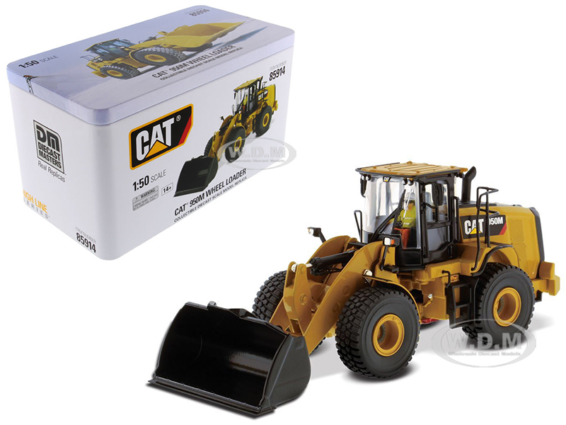 Image of CAT Caterpillar 950M Wheel Loader with Operator "High Line Series" 1/50 Diecast Model by Diecast Masters