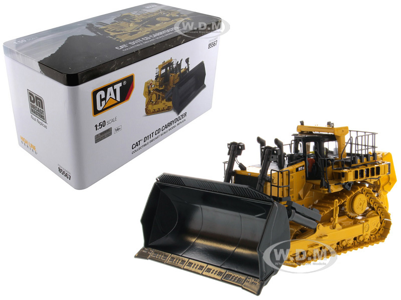 Image of CAT Caterpillar D11T CD Carrydozer with Operator "High Line Series" 1/50 Diecast Model by Diecast Masters