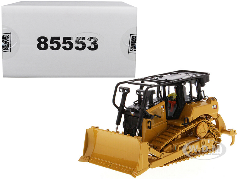 Image of CAT Caterpillar D6 Track Type Tractor Dozer with SU Blade and Operator "High Line" Series 1/50 Diecast Model by Diecast Masters