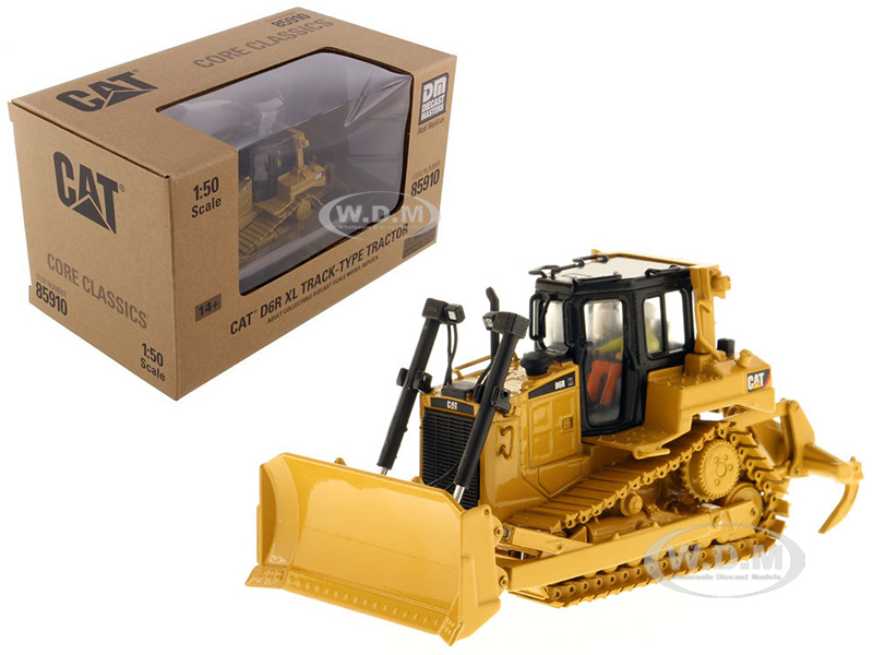 Image of CAT Caterpillar D6R Track Type Tractor with Operator "Core Classics Series" 1/50 Diecast Model by Diecast Masters