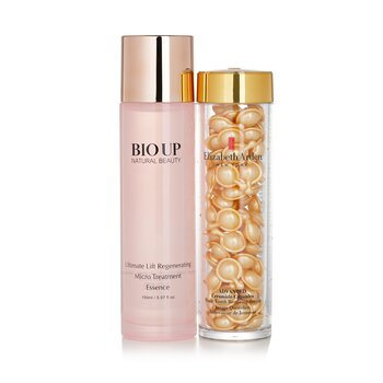Image of CN 28183680514 伊丽莎白雅顿Ceramide Capsules Daily Youth Restoring Serum - ADVANCED 90caps (Free: Natural Beauty BIO UP Treatment Essence 150ml) 2pcs