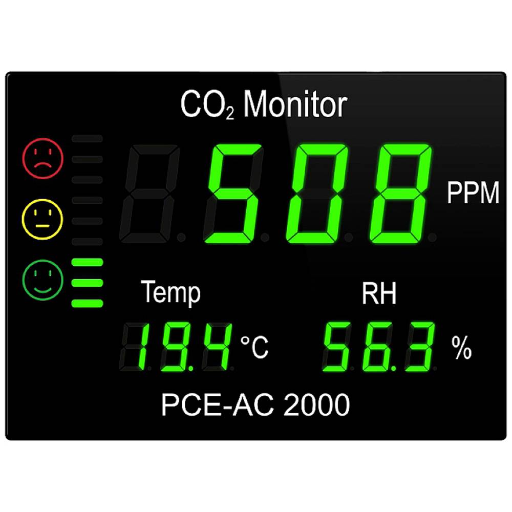 Image of CO2 detector PCE Instruments Temperature Humidity CO2