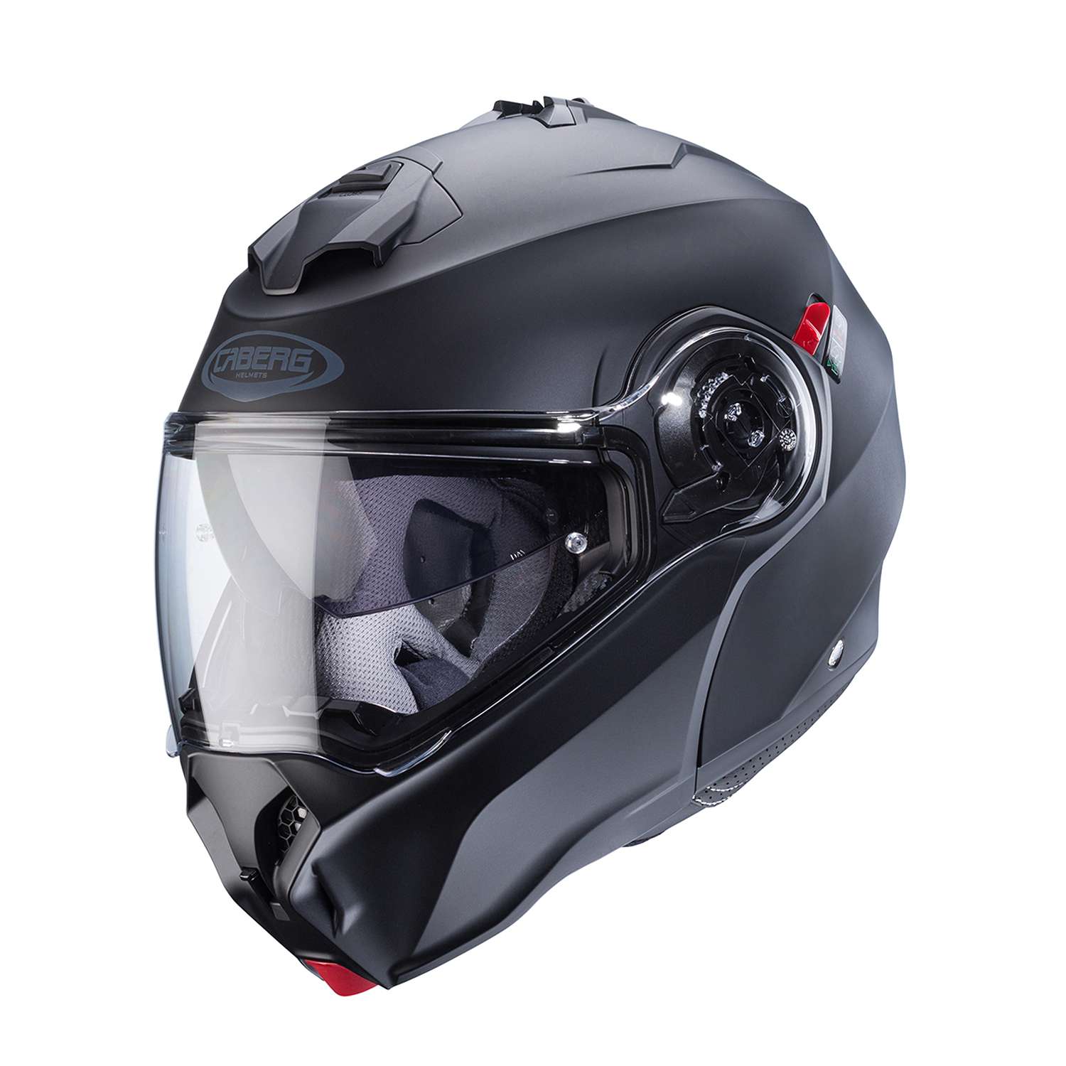 Image of Caberg Duke Evo Mate Negro Casco Modular Talla XS