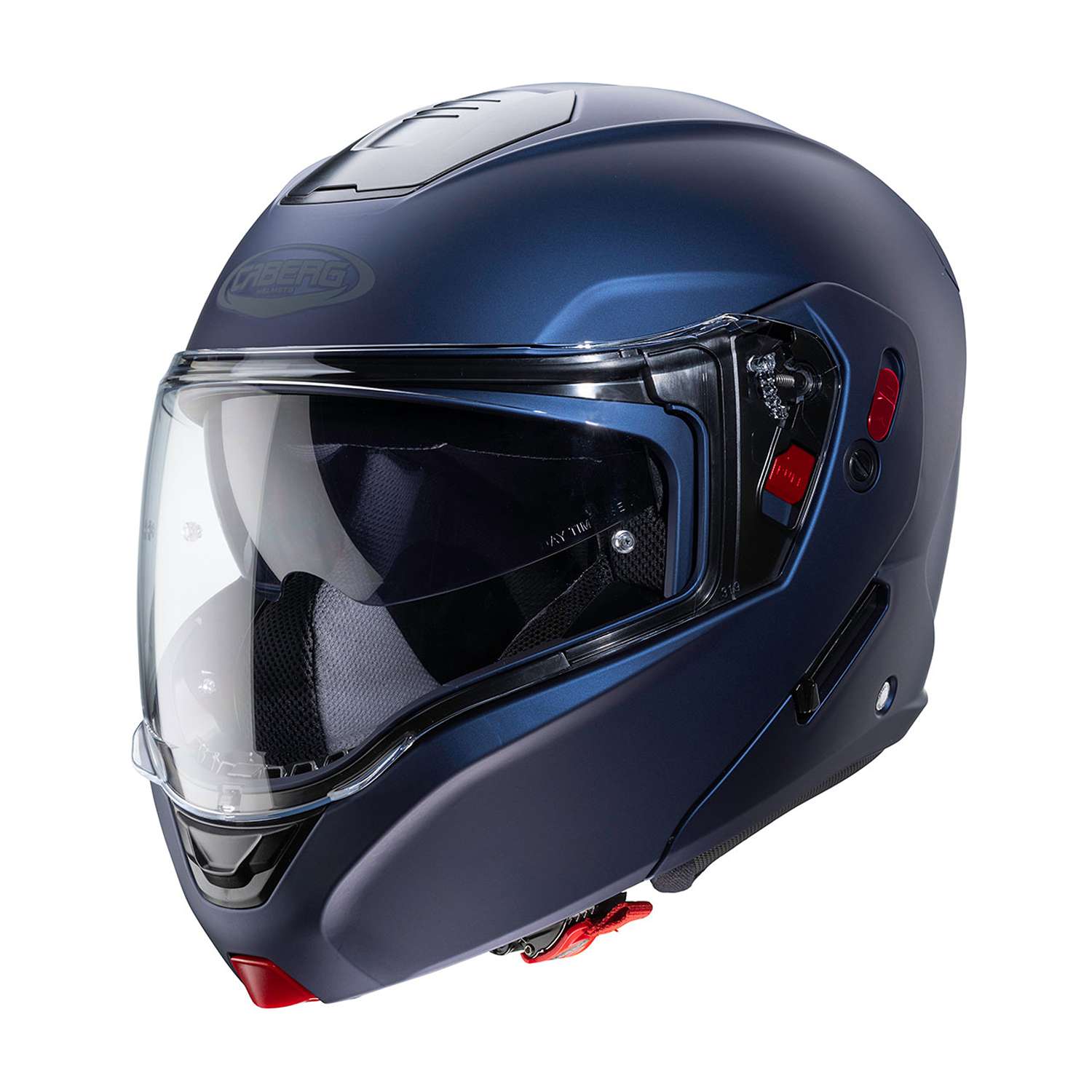 Image of Caberg Horus Matt Blue Modular Helmet Size M ID 8002391069316