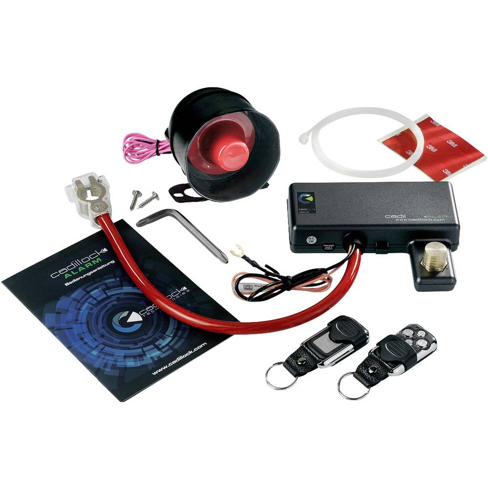 Image of Cadillock Alarm Plus Car alarm Immobilizer Vibration sensor Incl remote control 12 V