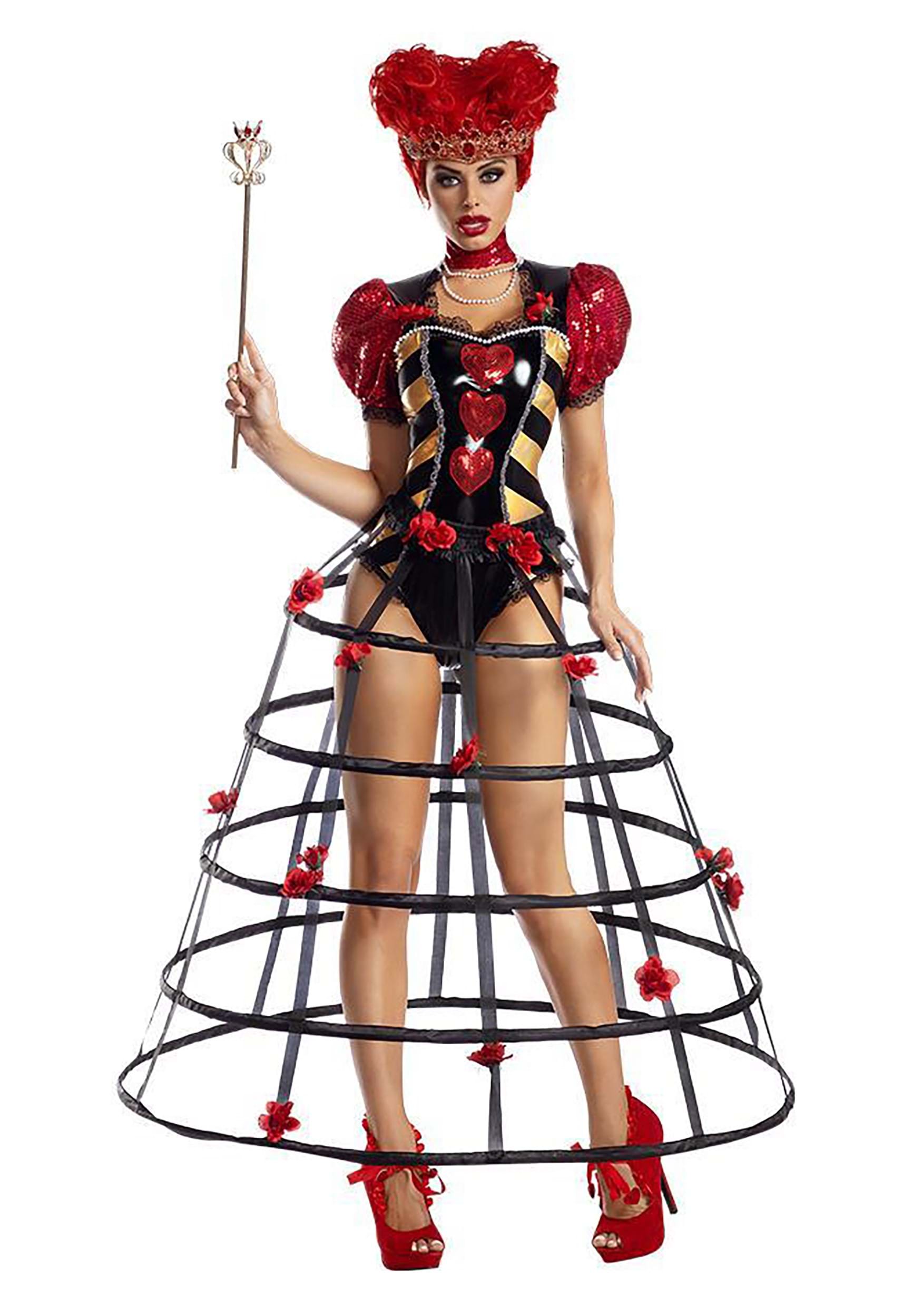 Image of Caged Heart Queen Costume ID PKPK2150-XL