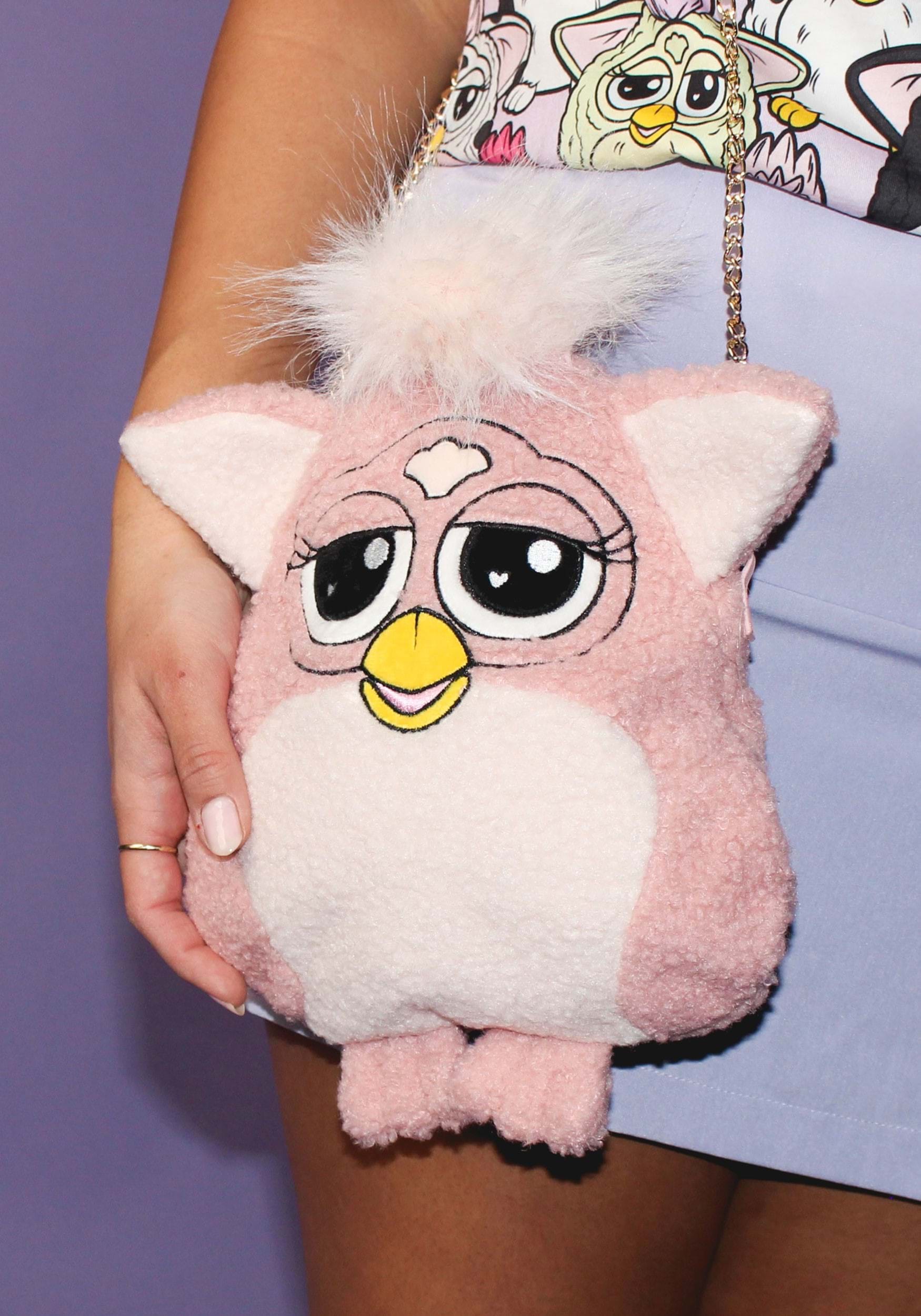 Image of Cakeworthy Furby Figural Pink Crossbody Purse | Cakeworthy Bags & Backpacks ID CKWHAS-AC-FCP24-ST