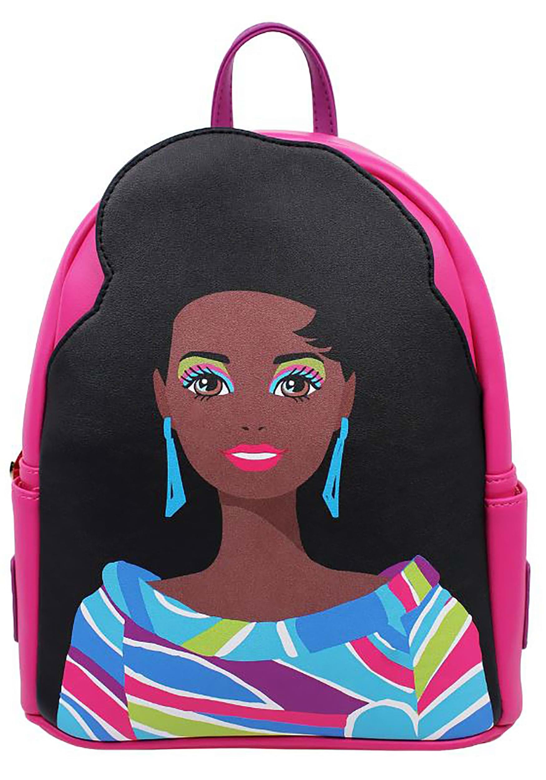 Image of Cakeworthy Totally Hair Barbie Black Mini Backpack by Cakeworthy | Cakeworthy Barbie