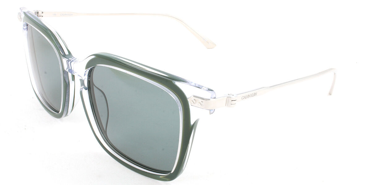 Image of Calvin Klein CK18702S 395 Óculos de Sol Verdes Masculino BRLPT