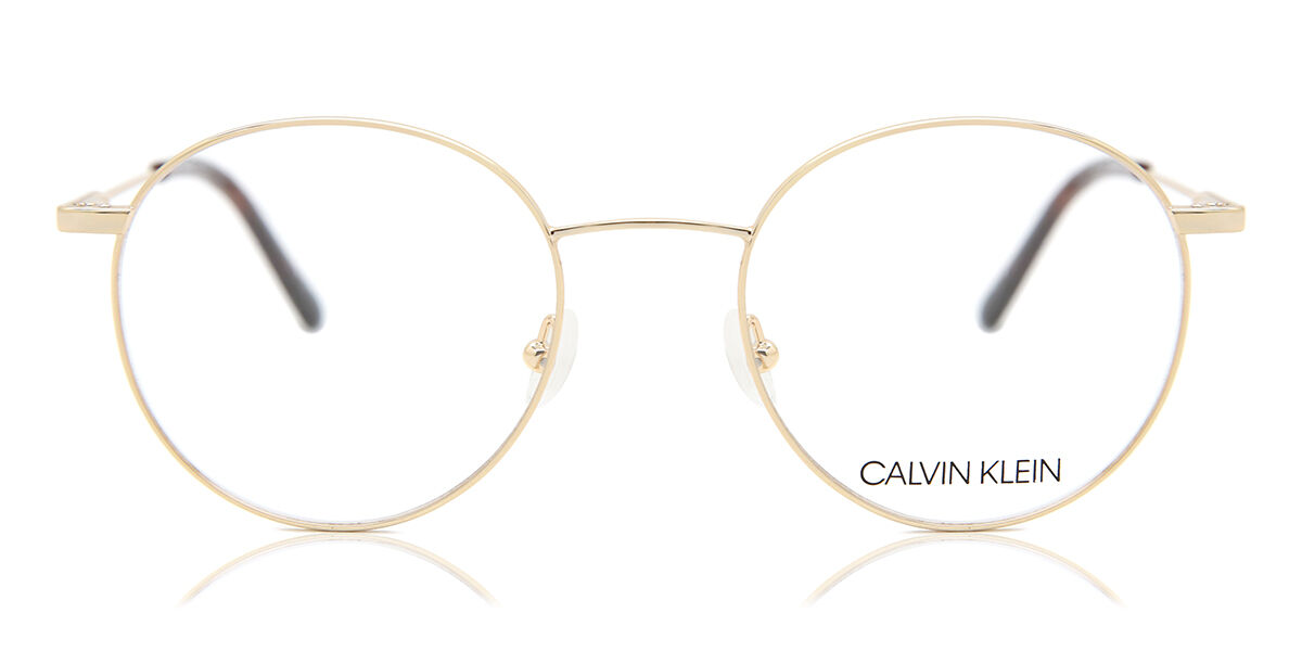 Image of Calvin Klein CK19119 717 49 Złote Męskie Okulary Korekcyjne PL