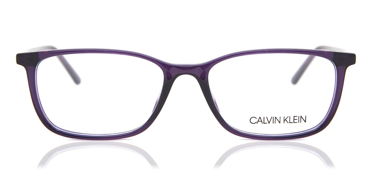 Image of Calvin Klein CK19512 501 51 Lunettes De Vue Femme Purple (Seulement Monture) FR