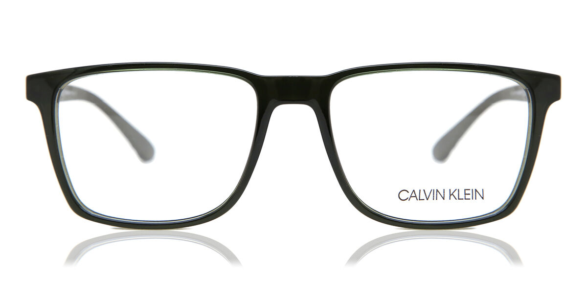 Image of Calvin Klein CK19573 306 Óculos de Grau Verdes Masculino PRT