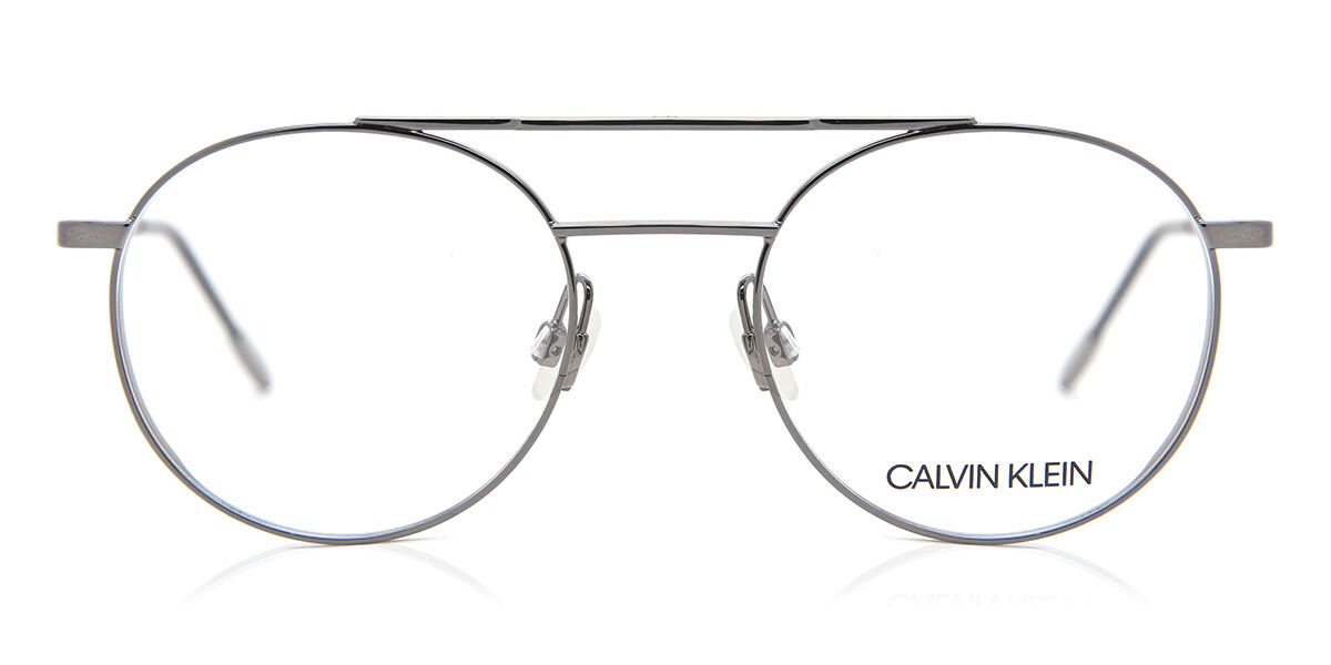 Image of Calvin Klein CK21101 008 Óculos de Grau Prata Masculino BRLPT