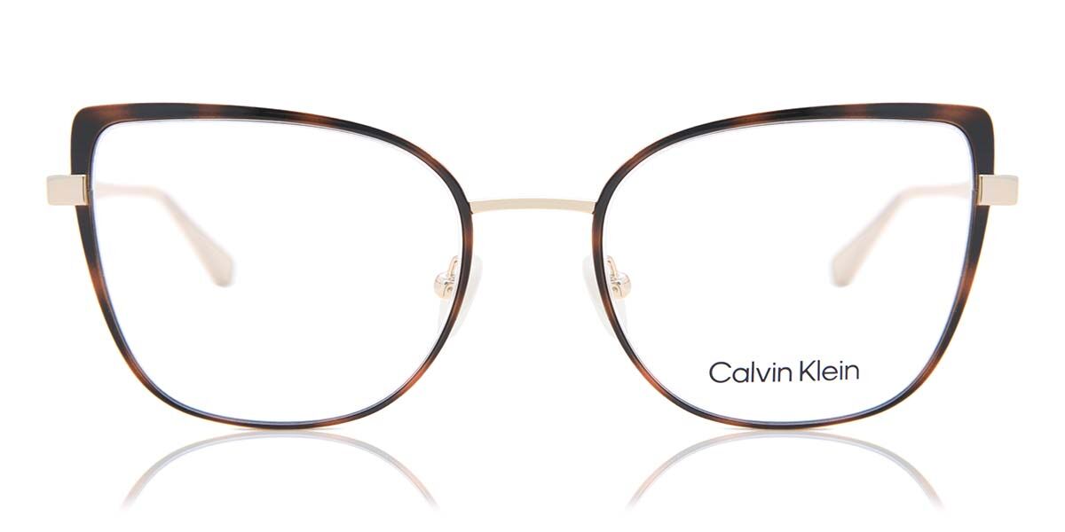 Image of Calvin Klein CK22101 213 54 Złote Męskie Okulary Korekcyjne PL