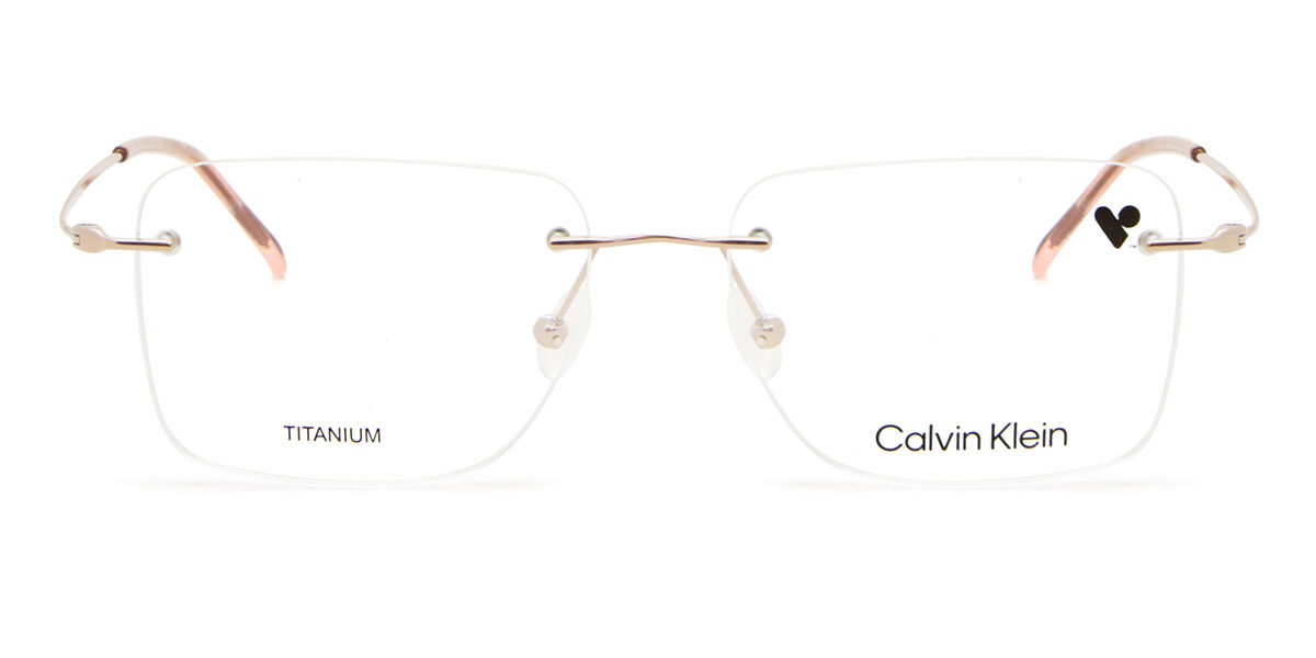 Image of Calvin Klein CK22125TB 272 52 Rose-Guldiga Glasögon (Endast Båge) Män SEK