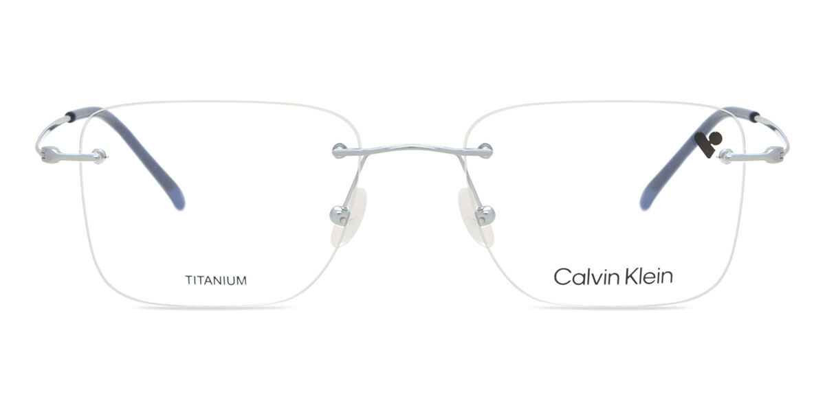 Image of Calvin Klein CK22125TB 414 Óculos de Grau Prata Masculino PRT