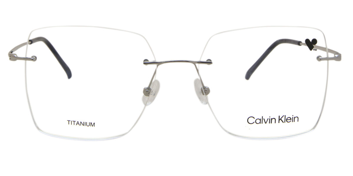 Image of Calvin Klein CK22125TC 414 Óculos de Grau Prata Masculino PRT