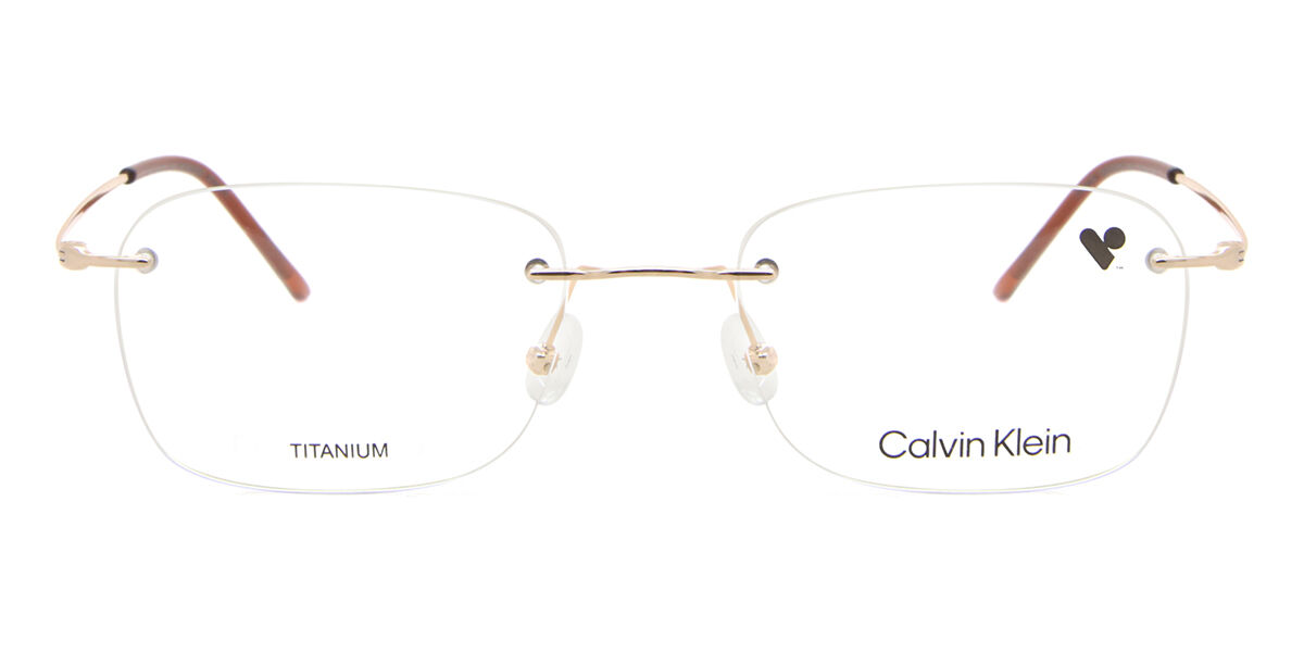 Image of Calvin Klein CK22125TD 200 52 Lunettes De Vue Homme Dorées (Seulement Monture) FR