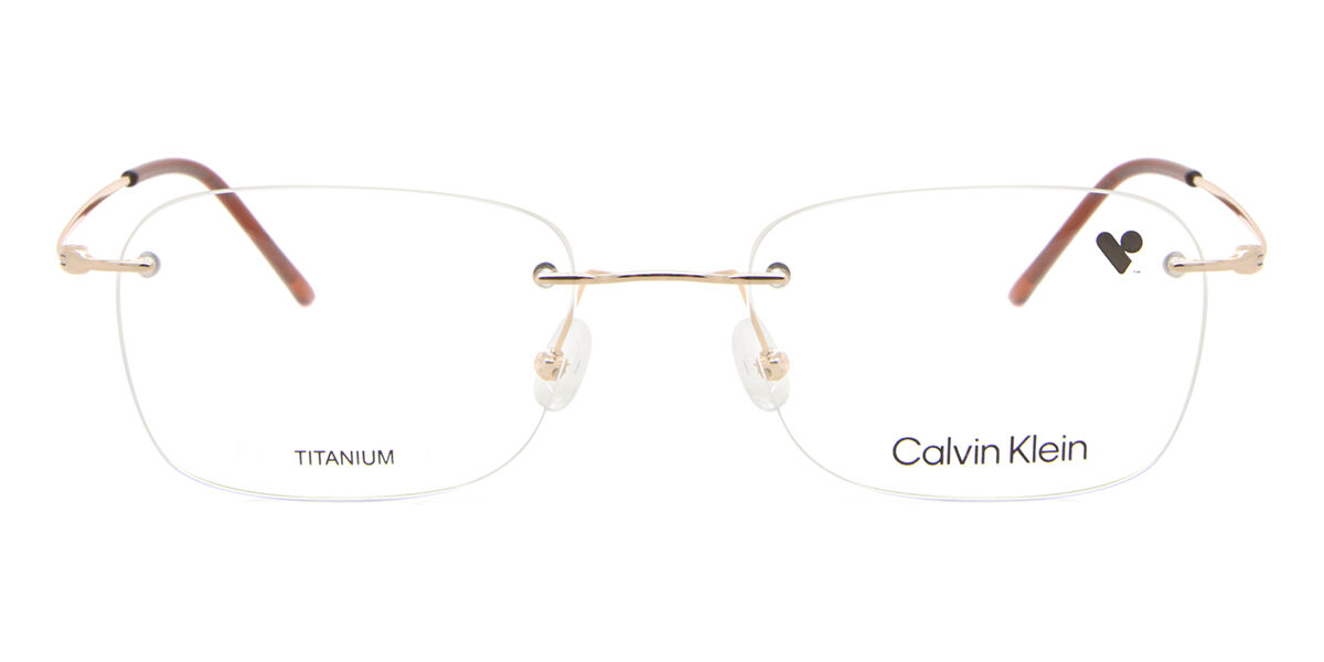 Image of Calvin Klein CK22125TD 200 52 Złote Męskie Okulary Korekcyjne PL