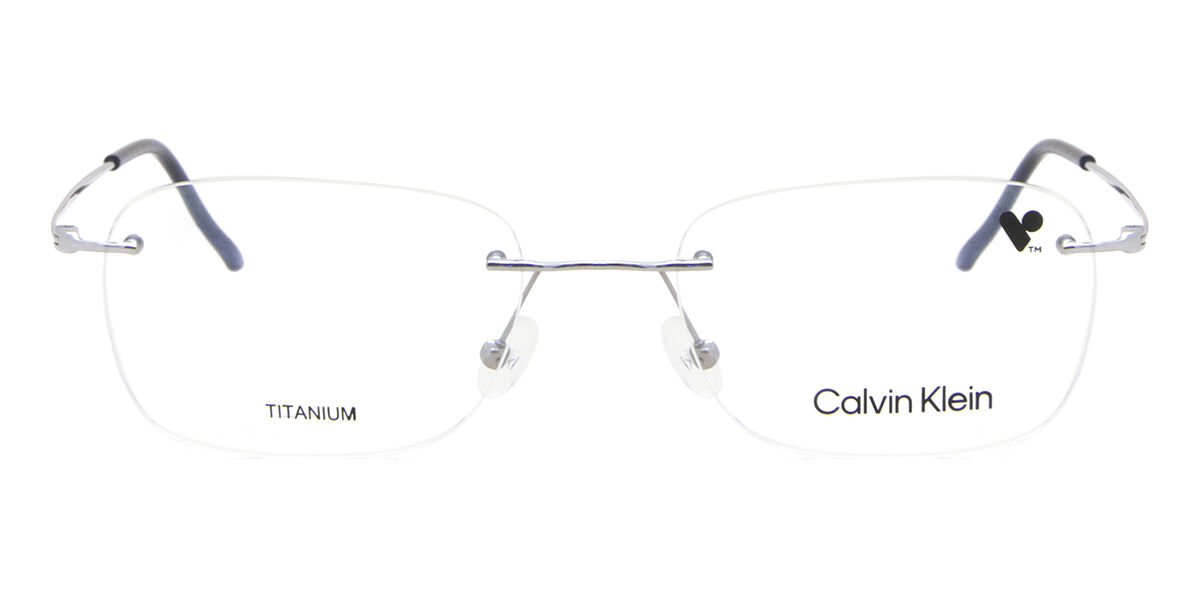 Image of Calvin Klein CK22125TD 414 Óculos de Grau Prata Masculino BRLPT