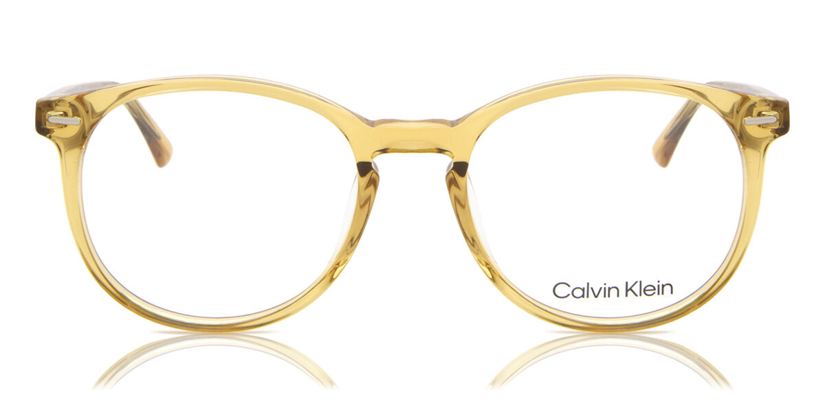 Image of Calvin Klein CK22504 260 Óculos de Grau Amarelos Masculino BRLPT