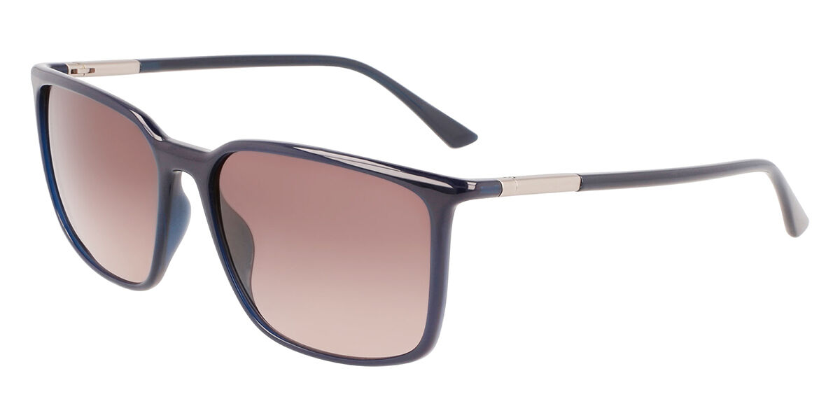 Image of Calvin Klein CK22522S 438 59 Lunettes De Soleil Homme Bleues FR