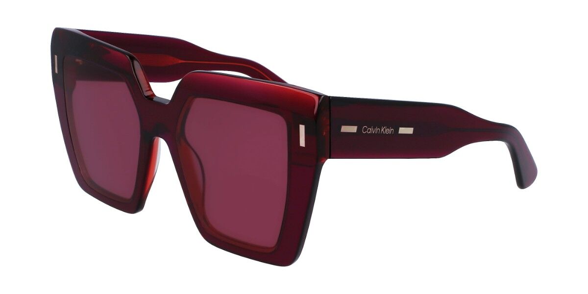 Image of Calvin Klein CK23502S 616 Óculos de Sol Vermelhos Masculino BRLPT