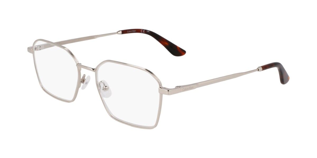 Image of Calvin Klein CK24104 045 55 Srebrne Męskie Okulary Korekcyjne PL