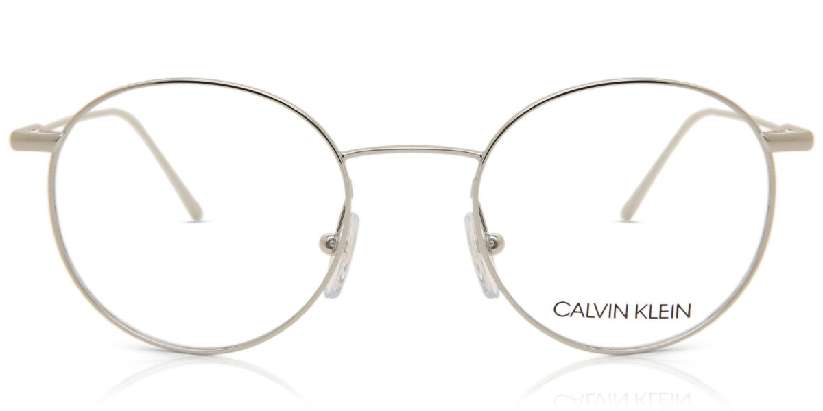 Image of Calvin Klein CK5460 046 49 Srebrne Męskie Okulary Korekcyjne PL