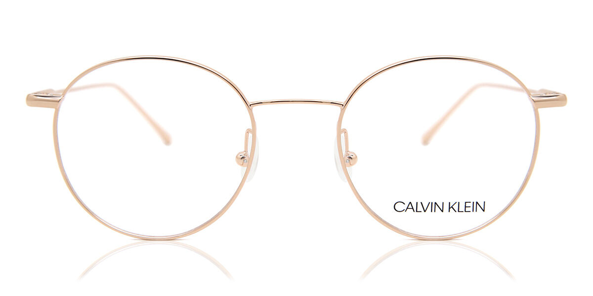 Image of Calvin Klein CK5460 780 Óculos de Grau Rose-Dourados Masculino PRT
