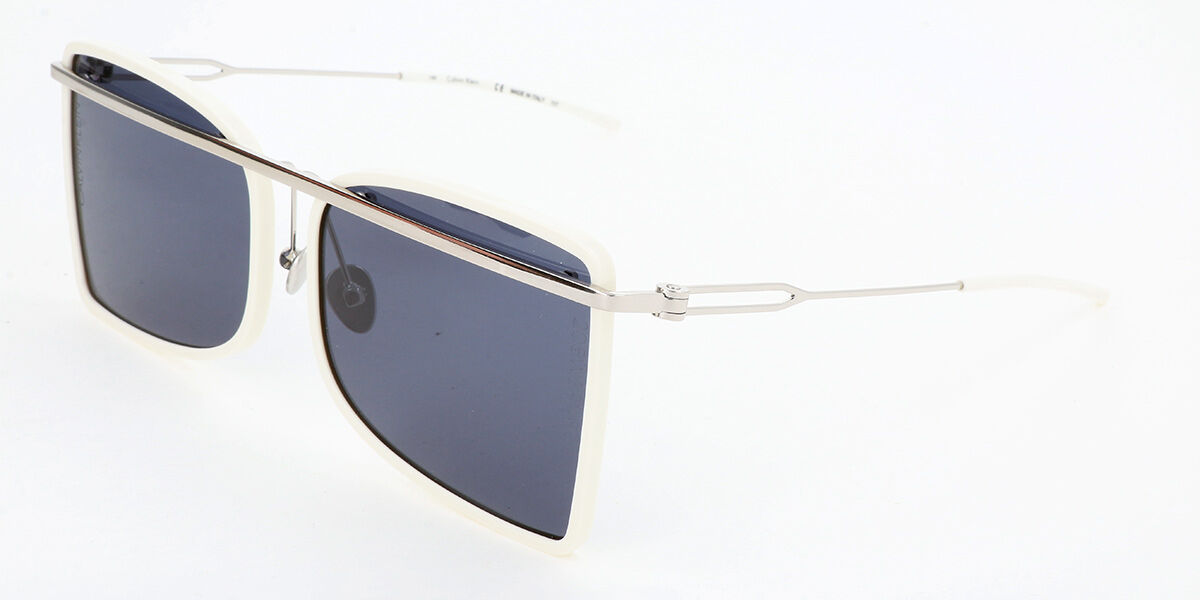 Image of Calvin Klein CK8578S 103 Óculos de Sol Brancos Masculino BRLPT