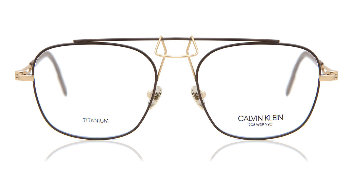 Image of Calvin Klein CKNYC1810 200 52 Lunettes De Vue Homme Marrons (Seulement Monture) FR