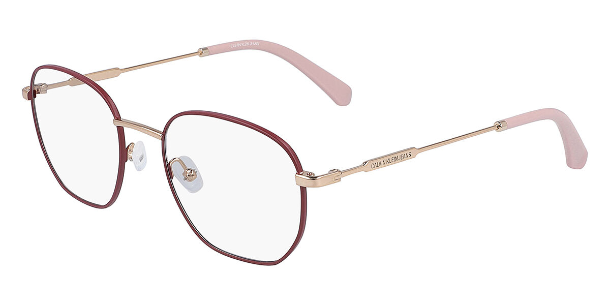 Image of Calvin Klein Jeans CKJ20101 645 50 Burgundy Damskie Okulary Korekcyjne PL