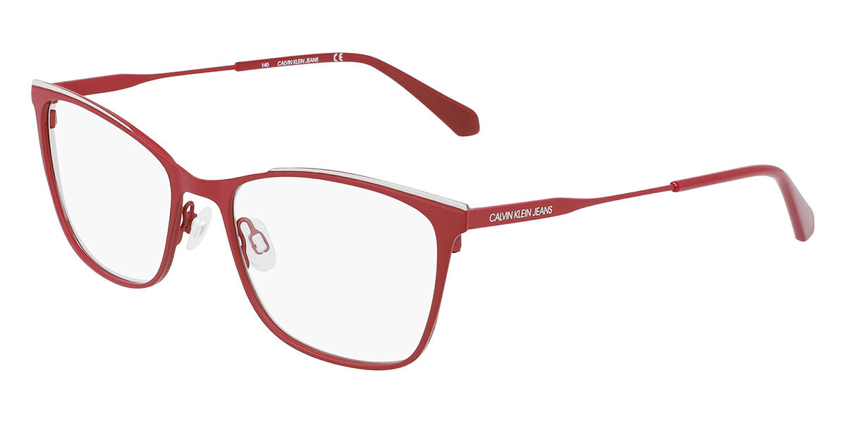 Image of Calvin Klein Jeans CKJ21207 611 Gafas Recetadas para Mujer Rojas ESP