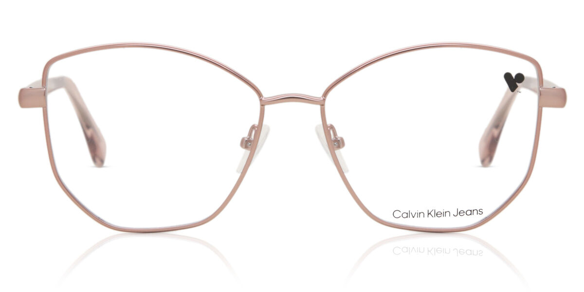 Image of Calvin Klein Jeans CKJ22208 671 Óculos de Grau Rose-Dourados Masculino PRT